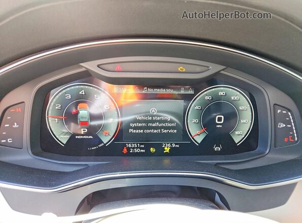 WAUE3BF23PN096945 2023 AUDI A6 Blue ხელსაწყოთა პანელის ხედი