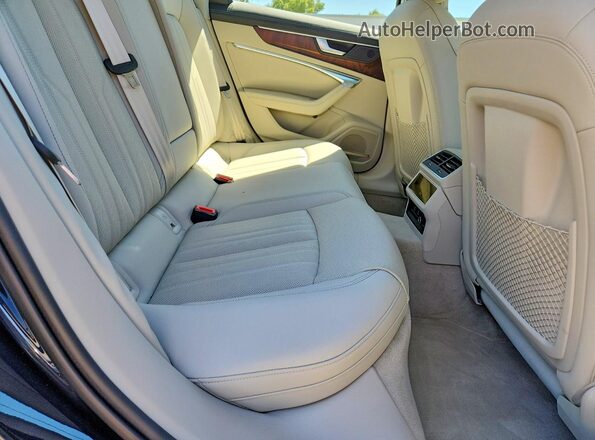 WAUE3BF23PN096945 2023 AUDI A6 Blue უკანა სავარძლების ხედი
