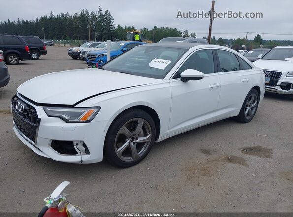 WAUE3BF28RN031835 2024 AUDI A6 White Передня ліва чверть