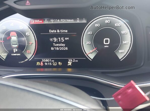 WAUE3BF2XPN059648 2023 AUDI A6 White Widok tylnych siedzeń