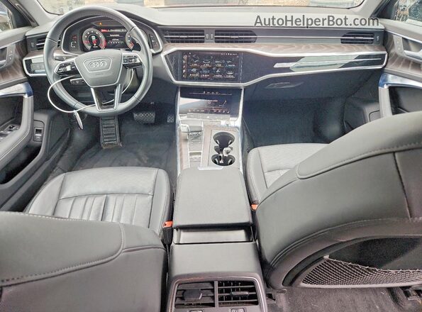WAUE8AF21MN028604 2021 AUDI A6 Black Առջևի վահանակի տեսք