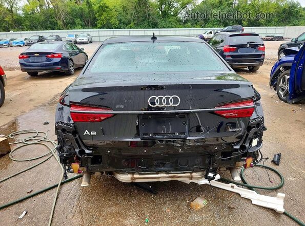 WAUE8AF21MN028604 2021 AUDI A6 Black Հետևի տեսք