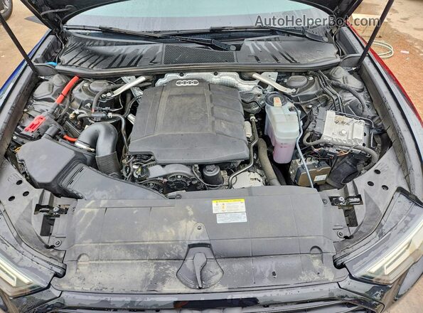 WAUE8AF21MN028604 2021 AUDI A6 Black Սալոնի հետևի տեսք
