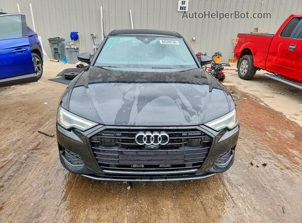 WAUE8AF21MN028604 2021 AUDI A6 Black Դիմացի տեսք