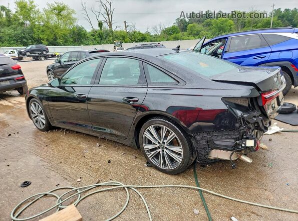 WAUE8AF21MN028604 2021 AUDI A6 Black Հետևի ձախ