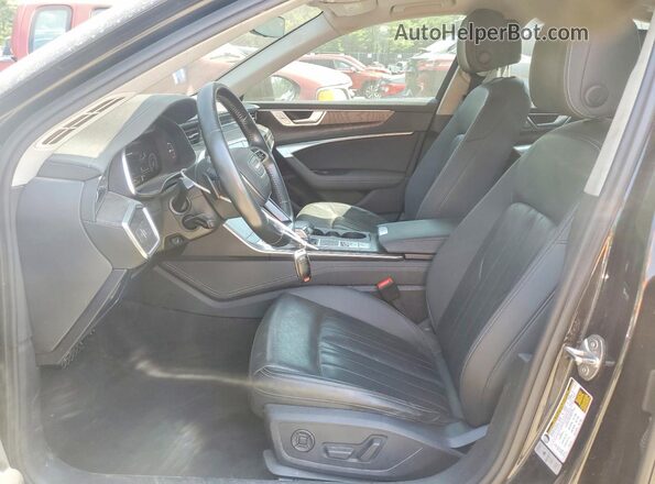 WAUE8AF25KN128508 2019 AUDI A6 Black Widok wnętrza z przodu