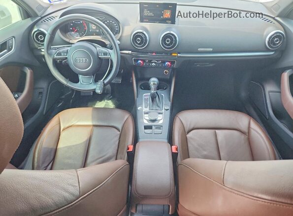 WAUE8GFF1G1024652 2016 AUDI A3 White Dashboard view