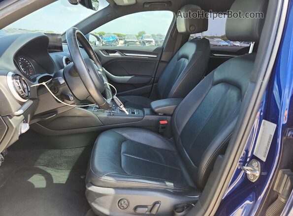WAUE8GFF7G1036661 2016 AUDI A3 Blue Widok wnętrza z przodu