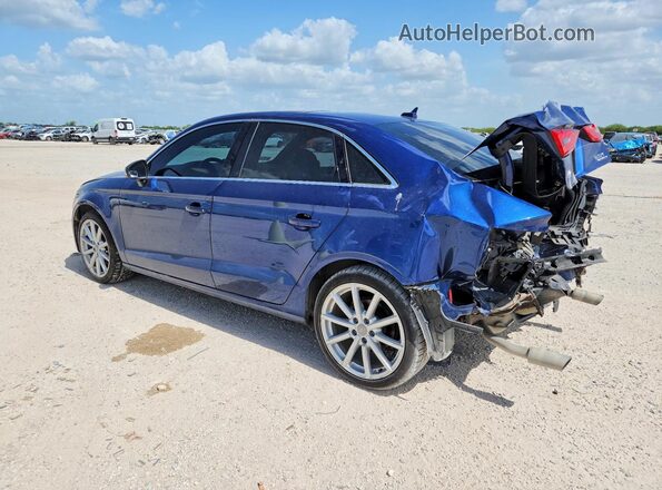 WAUE8GFF7G1036661 2016 AUDI A3 Blue Tył lewy