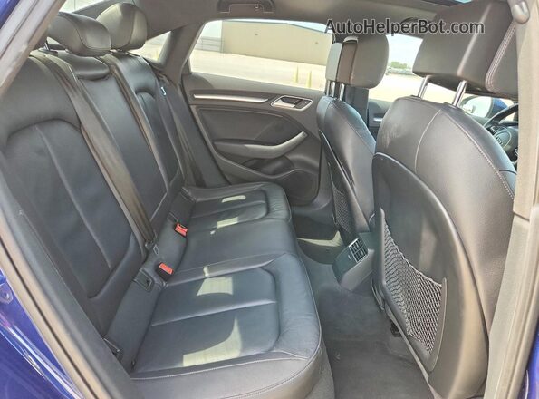WAUE8GFF7G1036661 2016 AUDI A3 Blue Widok tylnych siedzeń