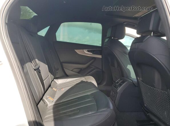 WAUEAAF40PA004179 2023 AUDI A4 White Rear seats view