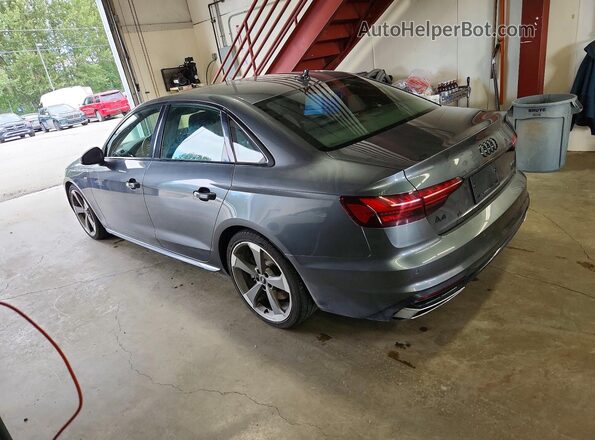 WAUEAAF41MA069683 2021 AUDI A4 Gray Trasero izquierdo