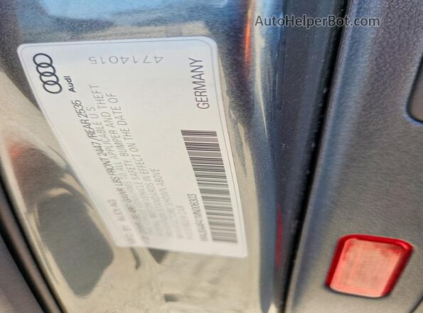 WAUEAAF41MN006303 2021 AUDI A4 Gray ძრავის განყოფილების ხედი