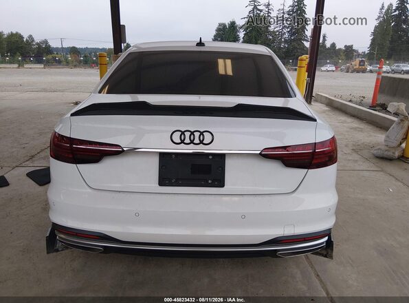 WAUEAAF41NN009302 2022 AUDI A4 White 