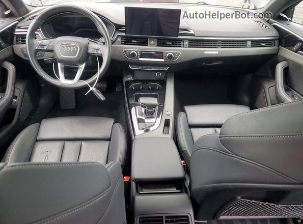 WAUEAAF42PN024104 2023 AUDI A4 Black Առջևի վահանակի տեսք