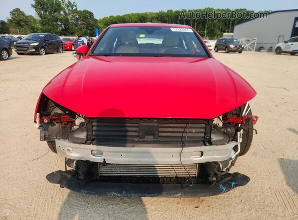 WAUEAAF43MA034451 2021 AUDI A4 Red Դիմացի տեսք