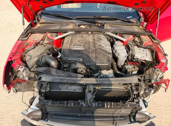 WAUEAAF43MA034451 2021 AUDI A4 Red Սալոնի հետևի տեսք
