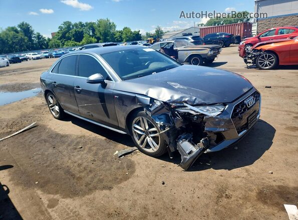 WAUEAAF47MA014168 2021 AUDI A4 Серый Передняя правая четверть