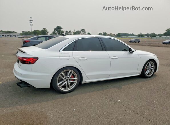WAUEAAF48NN010835 2022 AUDI A4 White Trasero derecho