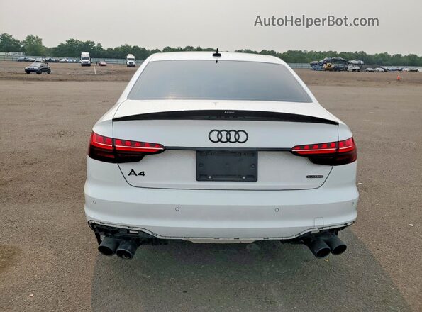WAUEAAF48NN010835 2022 AUDI A4 White Vista trasera