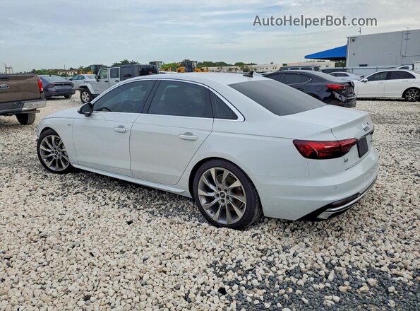 WAUEAAF4XMA016304 2021 AUDI A4 White Trasero izquierdo