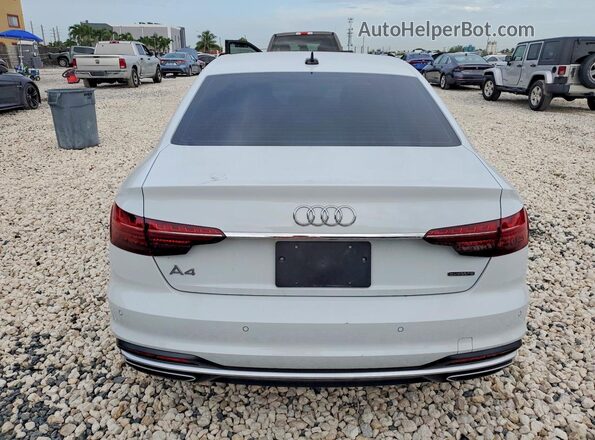 WAUEAAF4XMA016304 2021 AUDI A4 White Vista trasera