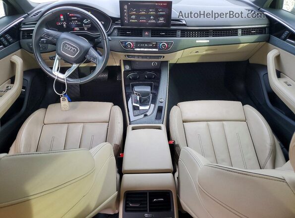 WAUEAAF4XMA016304 2021 AUDI A4 White Vista del salpicadero
