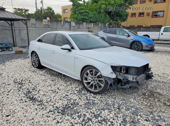WAUEAAF4XMA016304 2021 AUDI A4 White Delantero derecho