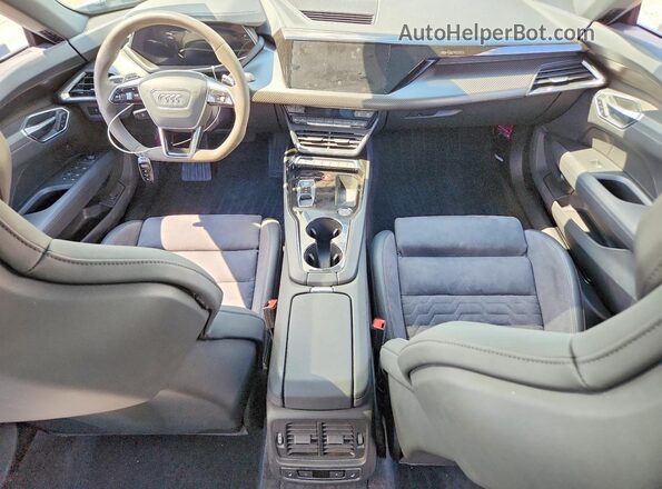 WAUEJBFW8N7005999 2022 AUDI E-TRON Gray წინა პანელის ხედი