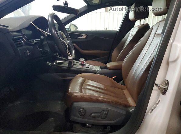 WAUENAF40HN032577 2017 AUDI A4 White Вид салону спереду