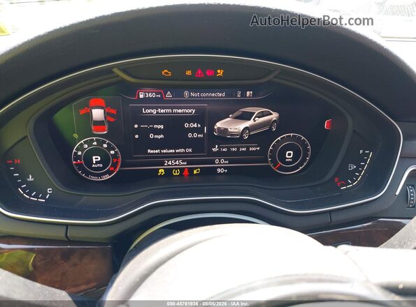 WAUENAF40JA125953 2018 AUDI A4 Black Rear seats view