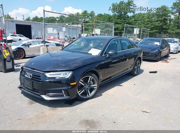 WAUENAF40JA125953 2018 AUDI A4 Black Front left