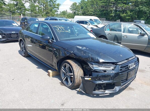 WAUENAF40JA125953 2018 AUDI A4 Black Front view