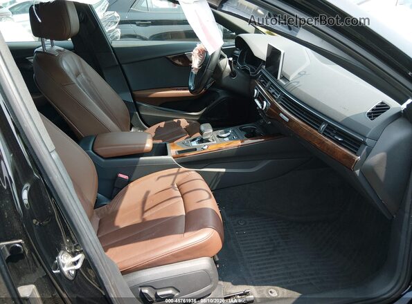 WAUENAF40JA125953 2018 AUDI A4 Black Front interior view