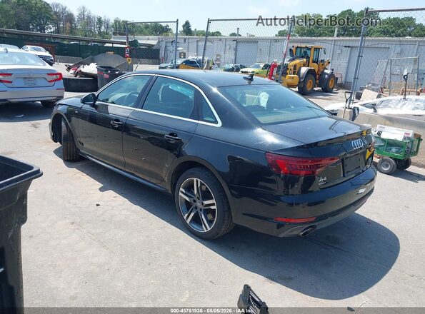 WAUENAF40JA125953 2018 AUDI A4 Black Rear left