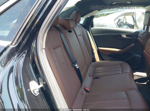 WAUENAF40JA125953 2018 AUDI A4 Black VIN sticker view