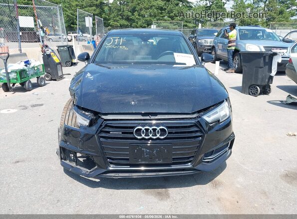 WAUENAF40JA125953 2018 AUDI A4 Black Instrument cluster view