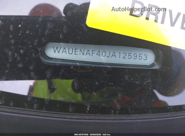WAUENAF40JA125953 2018 AUDI A4 Black 