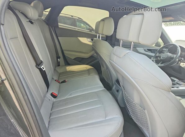 WAUENAF40KN002602 2019 AUDI A4 Gray Rear seats view