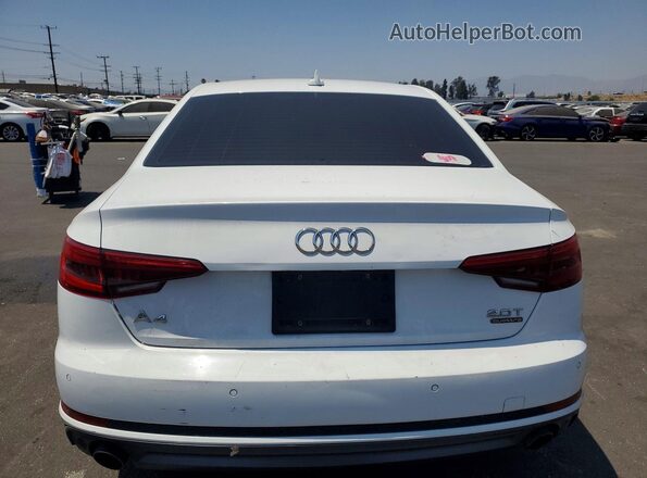 WAUENAF41HN004190 2017 AUDI A4 White უკანა ხედი