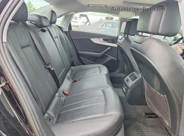 WAUENAF41HN039926 2017 AUDI A4 Black Vista de los asientos traseros