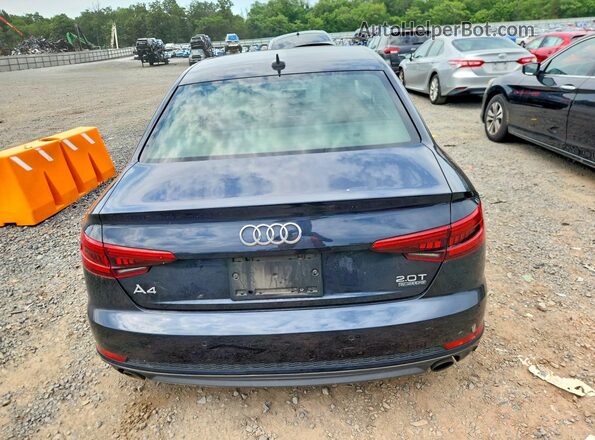 WAUENAF41HN068388 2017 AUDI A4 Blue უკანა ხედი