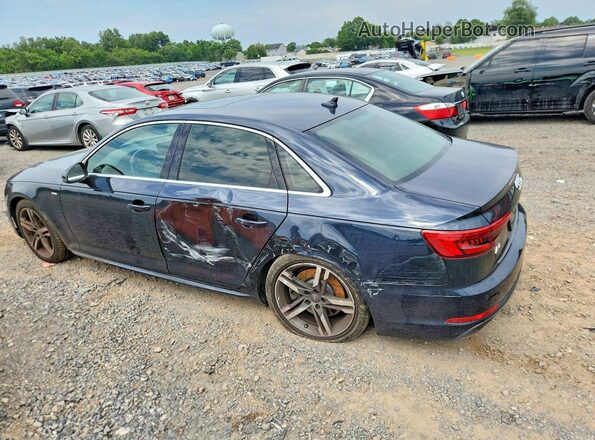 WAUENAF41HN068388 2017 AUDI A4 Blue უკანა მარცხენა