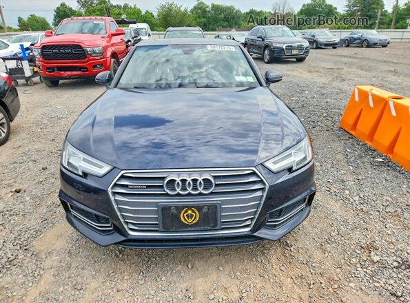 WAUENAF41HN068388 2017 AUDI A4 Blue წინა ხედი