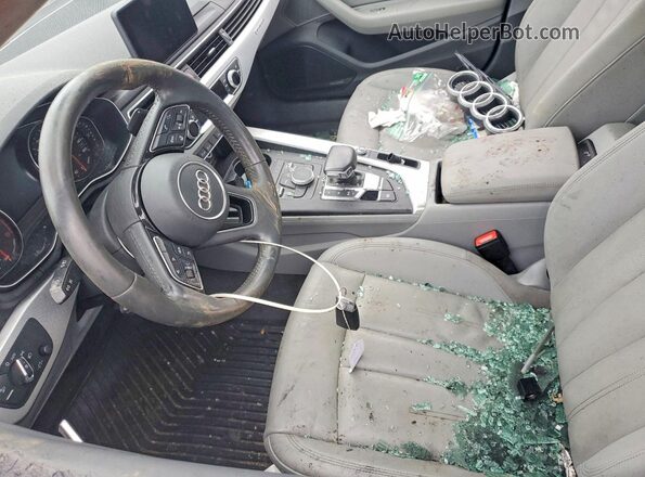 WAUENAF41JA093871 2018 AUDI A4 Синий Вид салона спереди