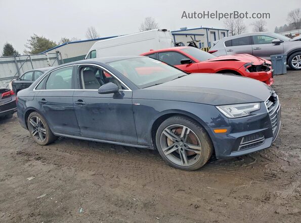 WAUENAF41JA093871 2018 AUDI A4 Синий Передняя правая четверть