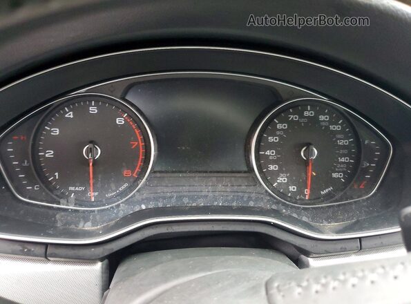 WAUENAF41JA093871 2018 AUDI A4 Синий Вид щитка приборов