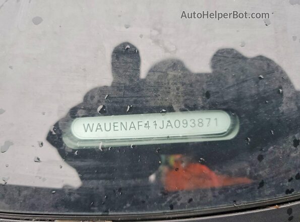 WAUENAF41JA093871 2018 AUDI A4 Синий Вид подкапотного пространства