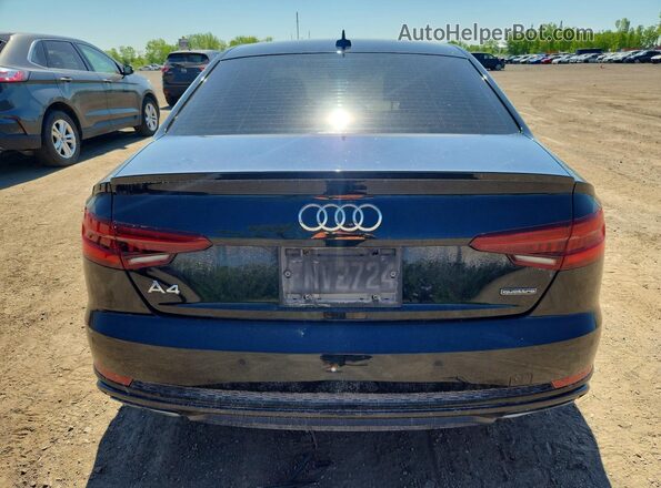 WAUENAF41KA074738 2019 AUDI A4 Black Vista trasera
