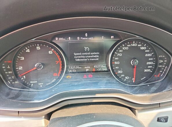 WAUENAF42HN012167 2017 AUDI A4 Black Vista del cuadro de instrumentos